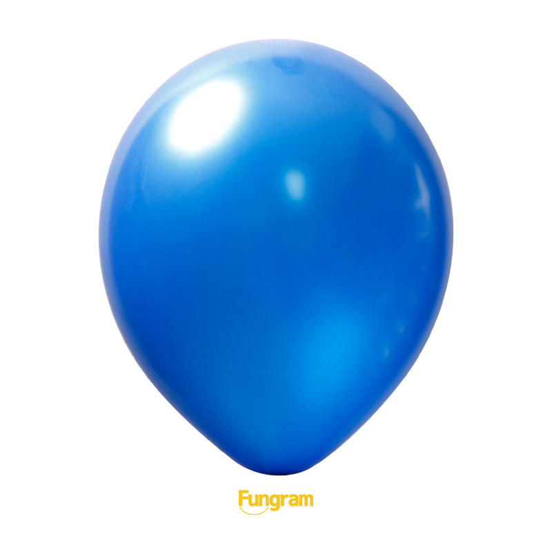 blue helium latex balloons