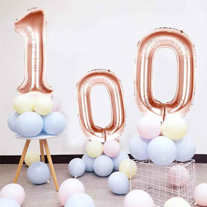 number foil balloon wholesale