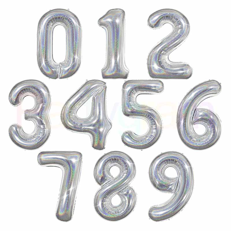 mylar numbers balloon companies