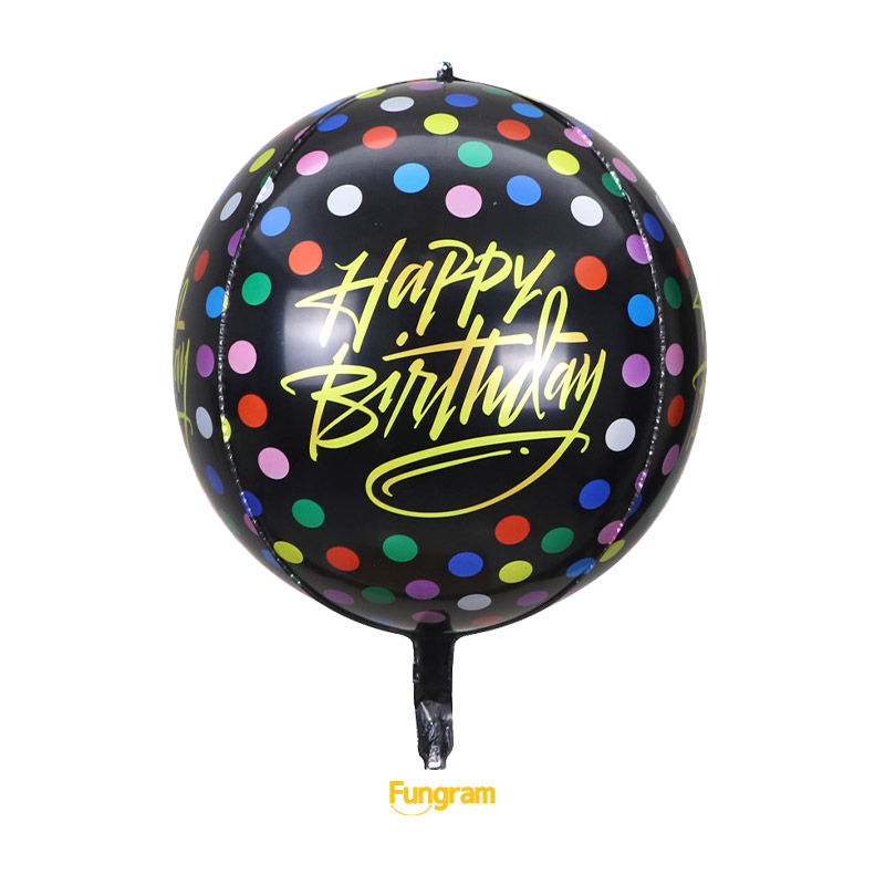 Happy birthday foil balloons company