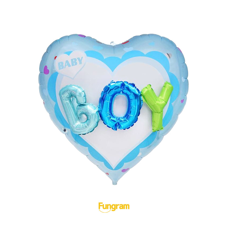 3D heart foil balloons supplier