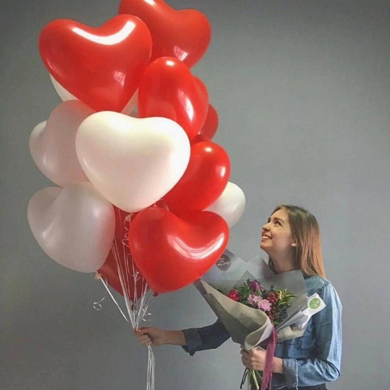 valentine's day latex balloons