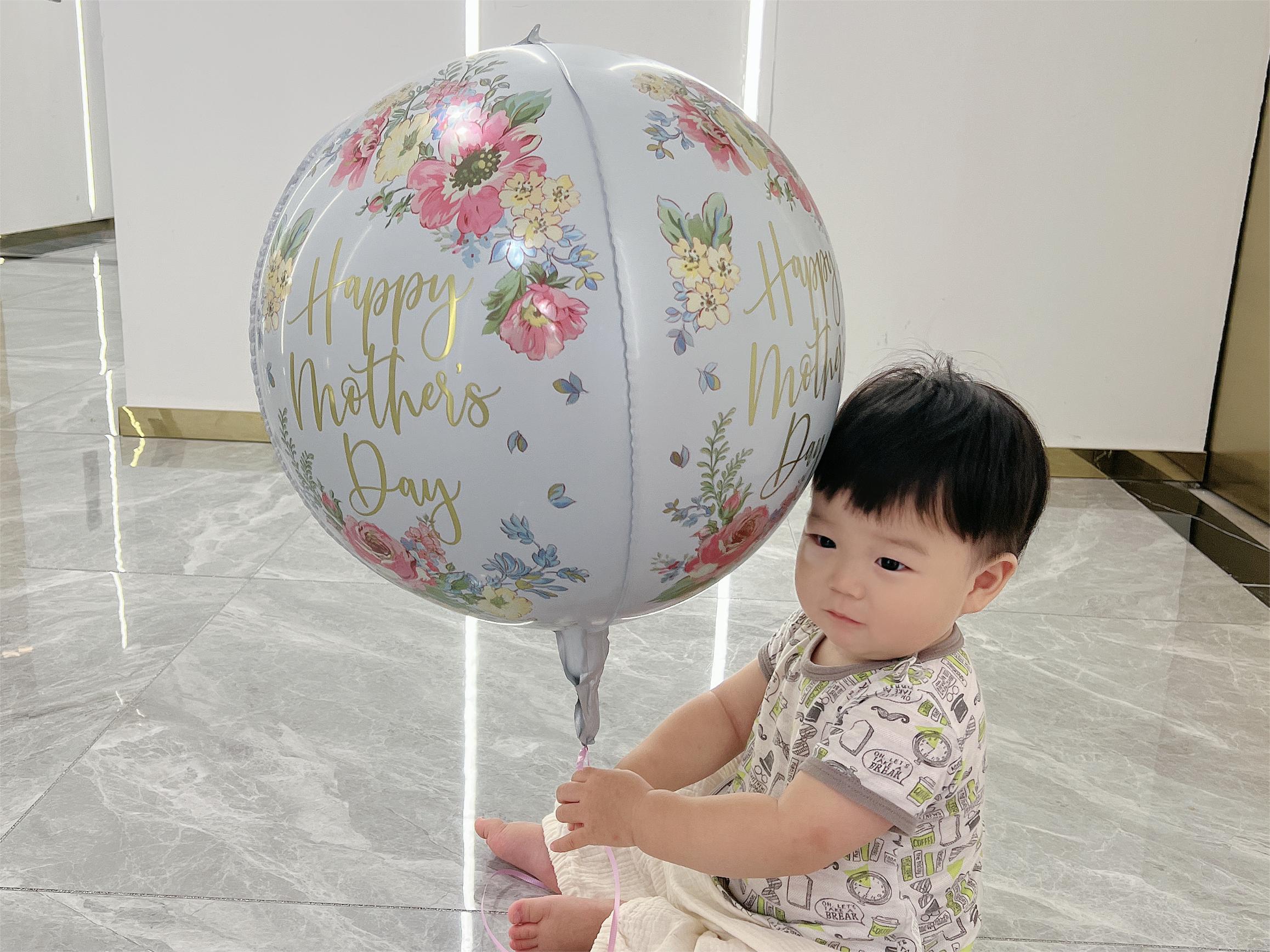 Globos de aluminio redondos para el día de la madre