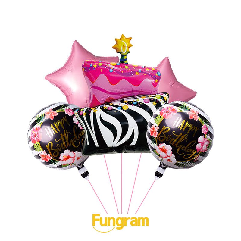 Birthday foil set balloons agency