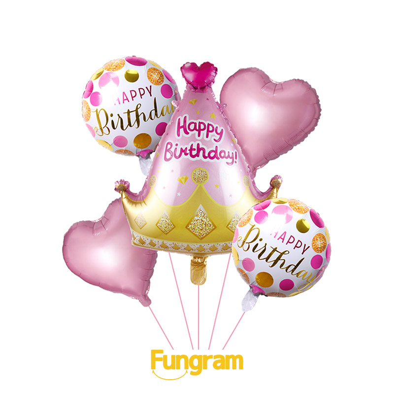 Birthday Foil Balloon Set Bulk