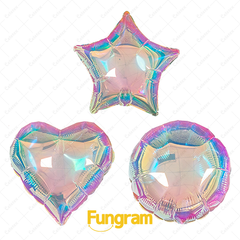 Mirror Iridescent Balloons