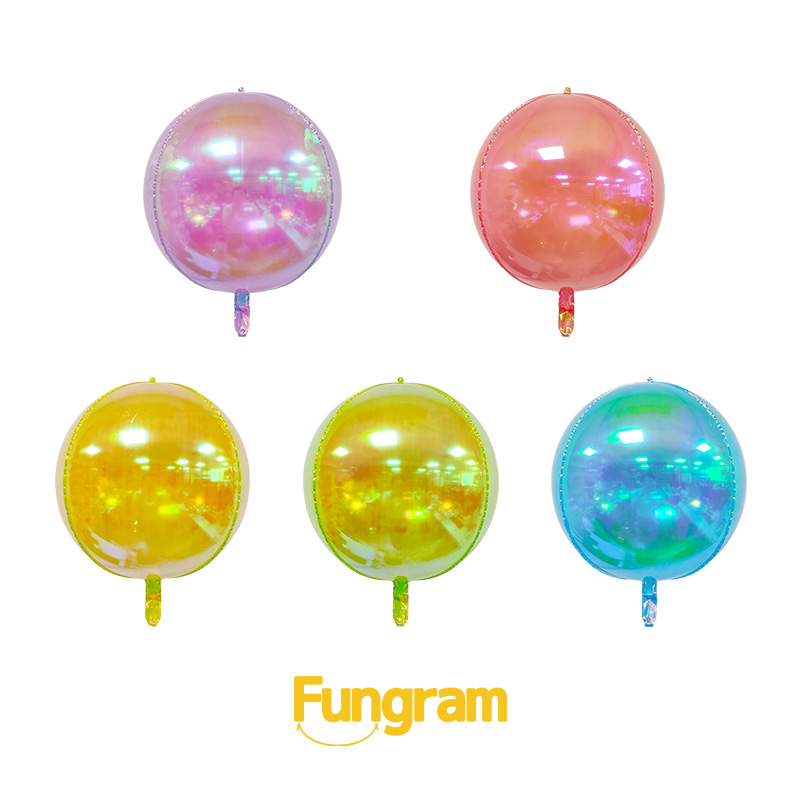 Crystal Iridescent 4D Balloons