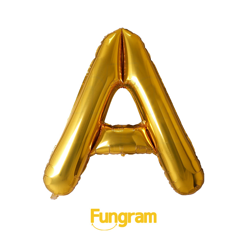 40 inch letter Gold foil balloon