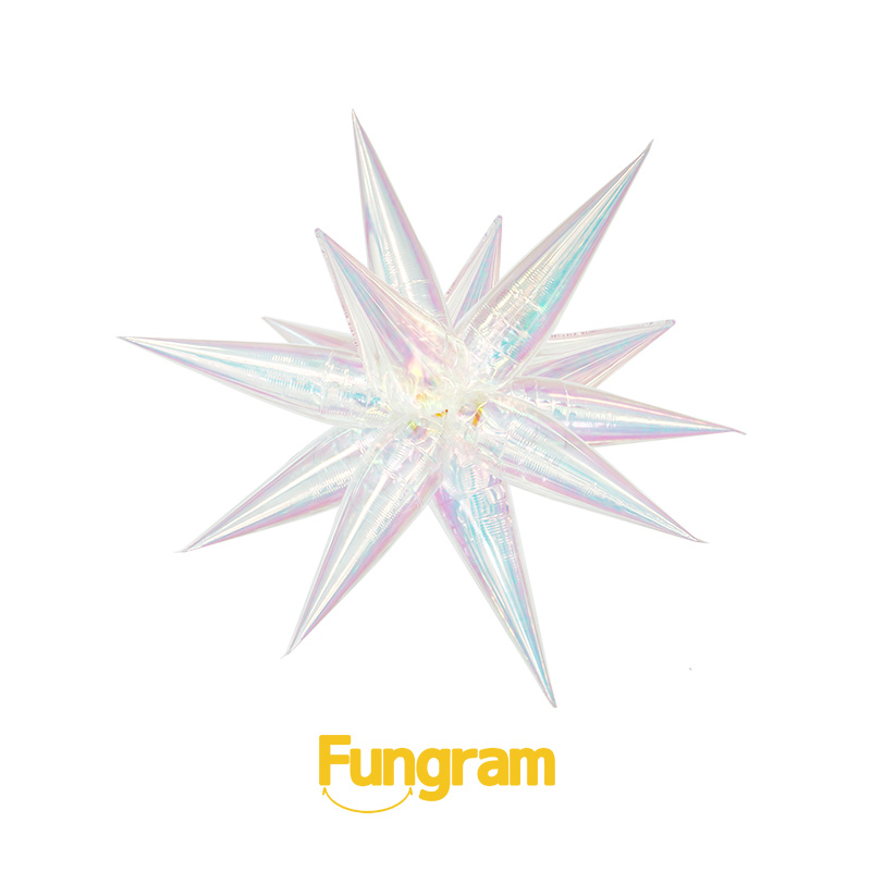 Iridescent Starburst Balloons