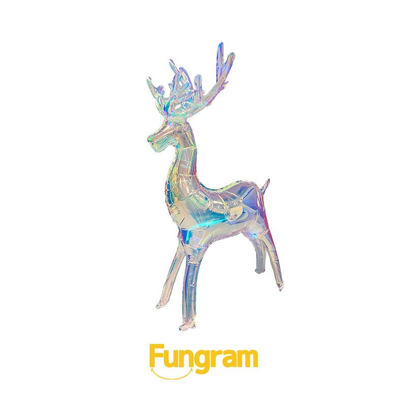 Iridescent Standing Elk Balloons