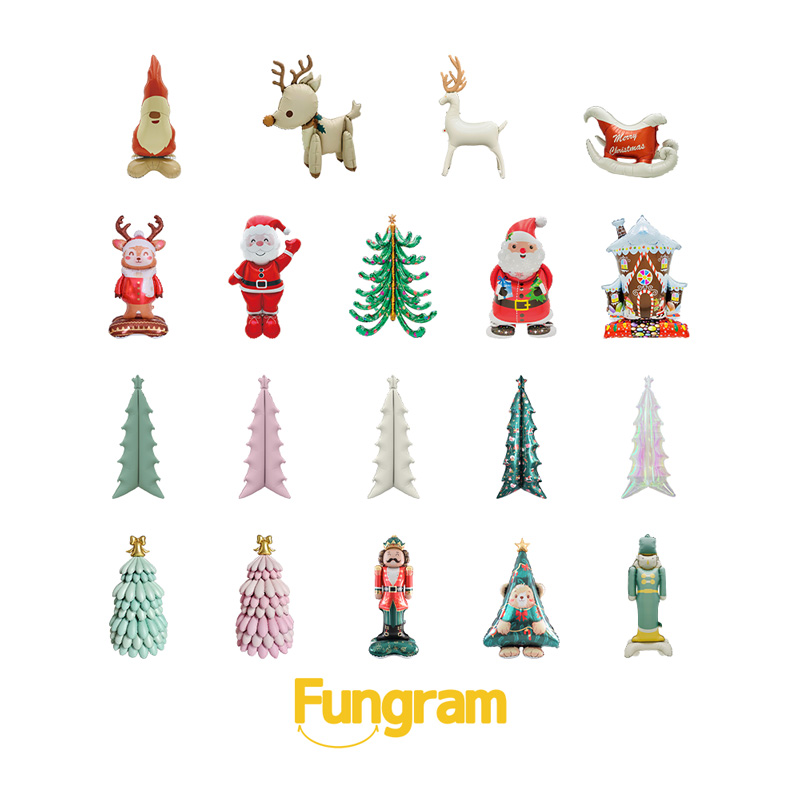 Christmas Standing Foil Balloons