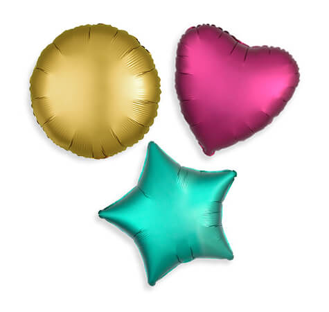 Globos de papel de aluminio