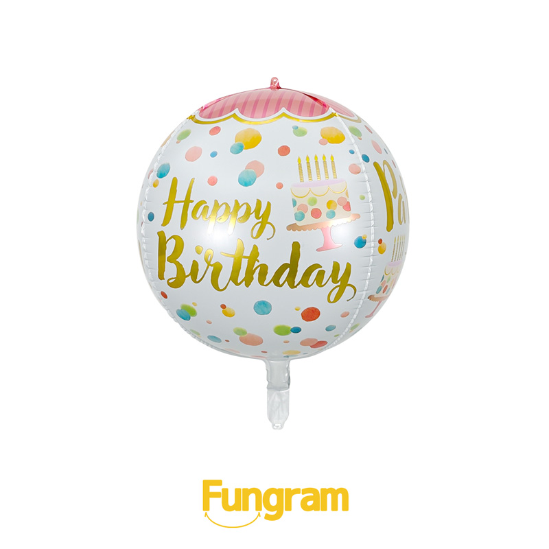 Birthday 4D Foil Balloons