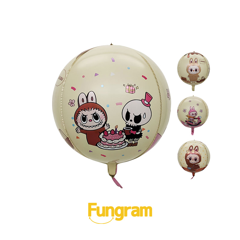 Labubu 4D Foil Balloons Wholesale
