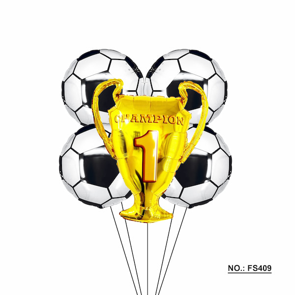 Soccer Ball Foil Balloon at World Cup Event Soccer Ball Foil Balloon at World Cup Event